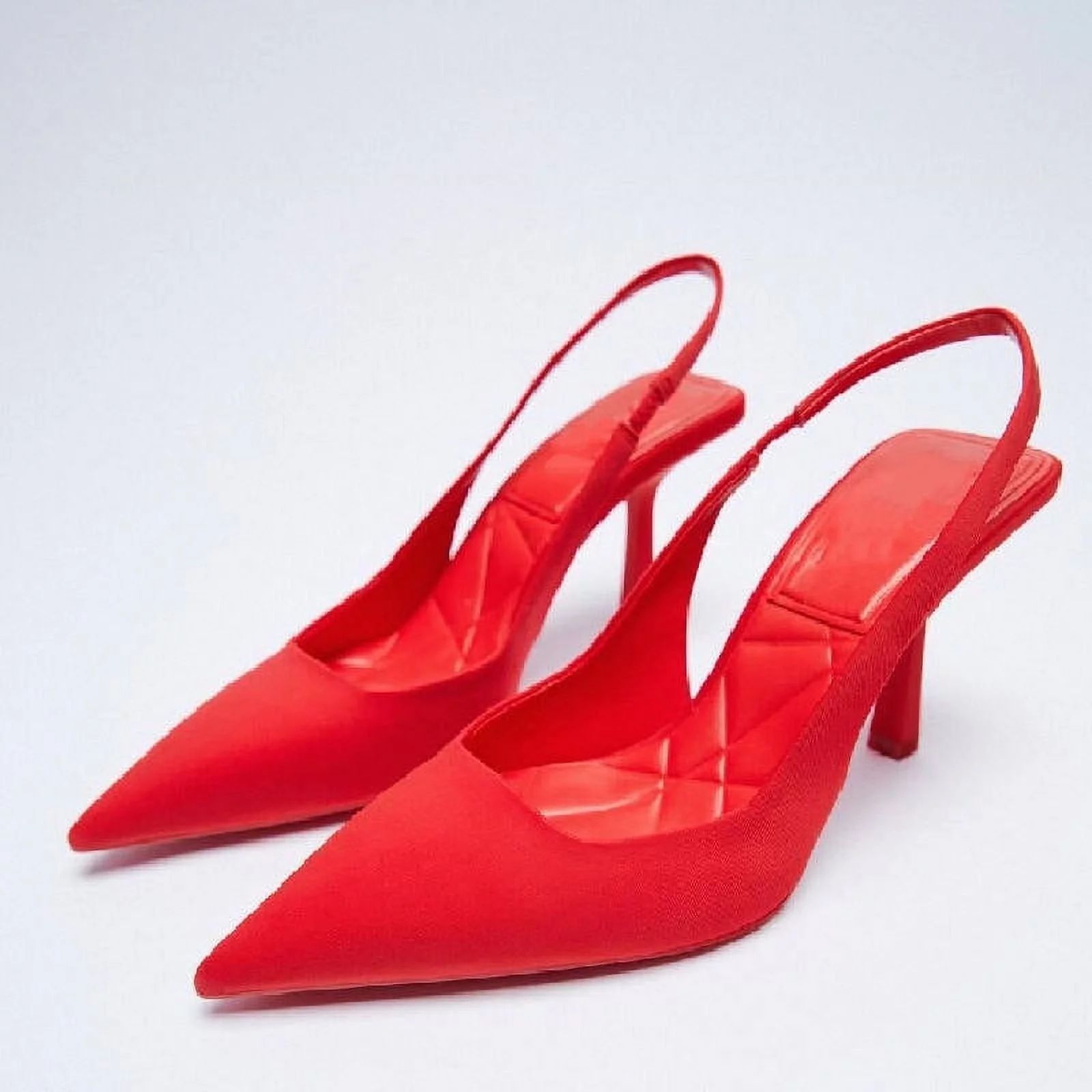 high heel sandals beach (Red/Green/Black/Purple)  Pointed Toe High Heel Elegant Dress Shoes  2023... | Walmart (US)