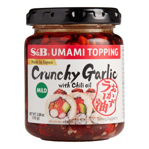 S&B Crunchy Garlic with Chili Oil Umami Topping by World Market | World Market