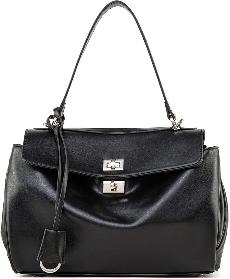 Suede & Leather Tote Bag for Women,Soft Leather Shoulder Handbags for Ladies,Satchel Purse for Travel Work | Amazon (UK)