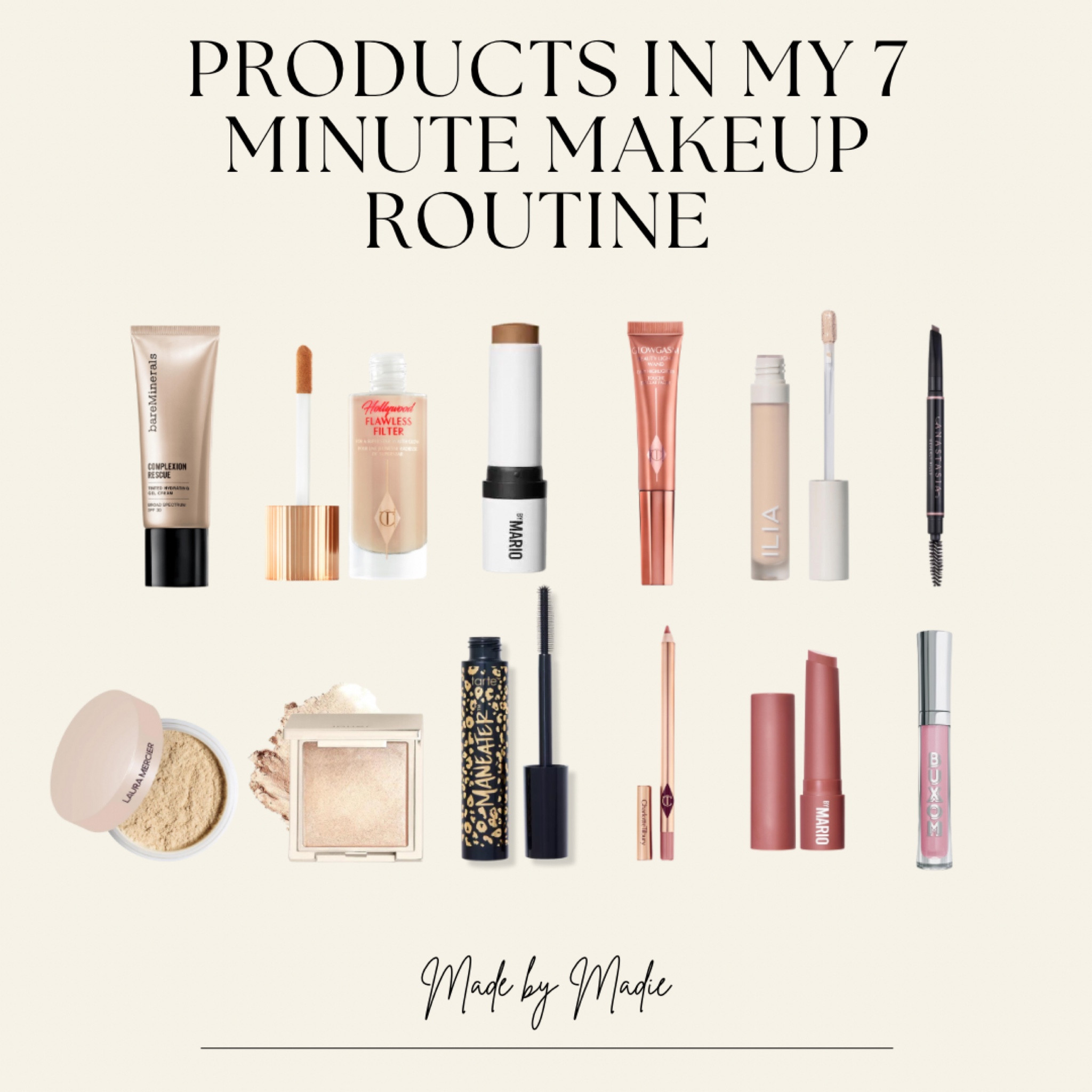 The products for my go-to easy makeup look! 

#LTKbeauty #LTKsalealert #LTKunder100