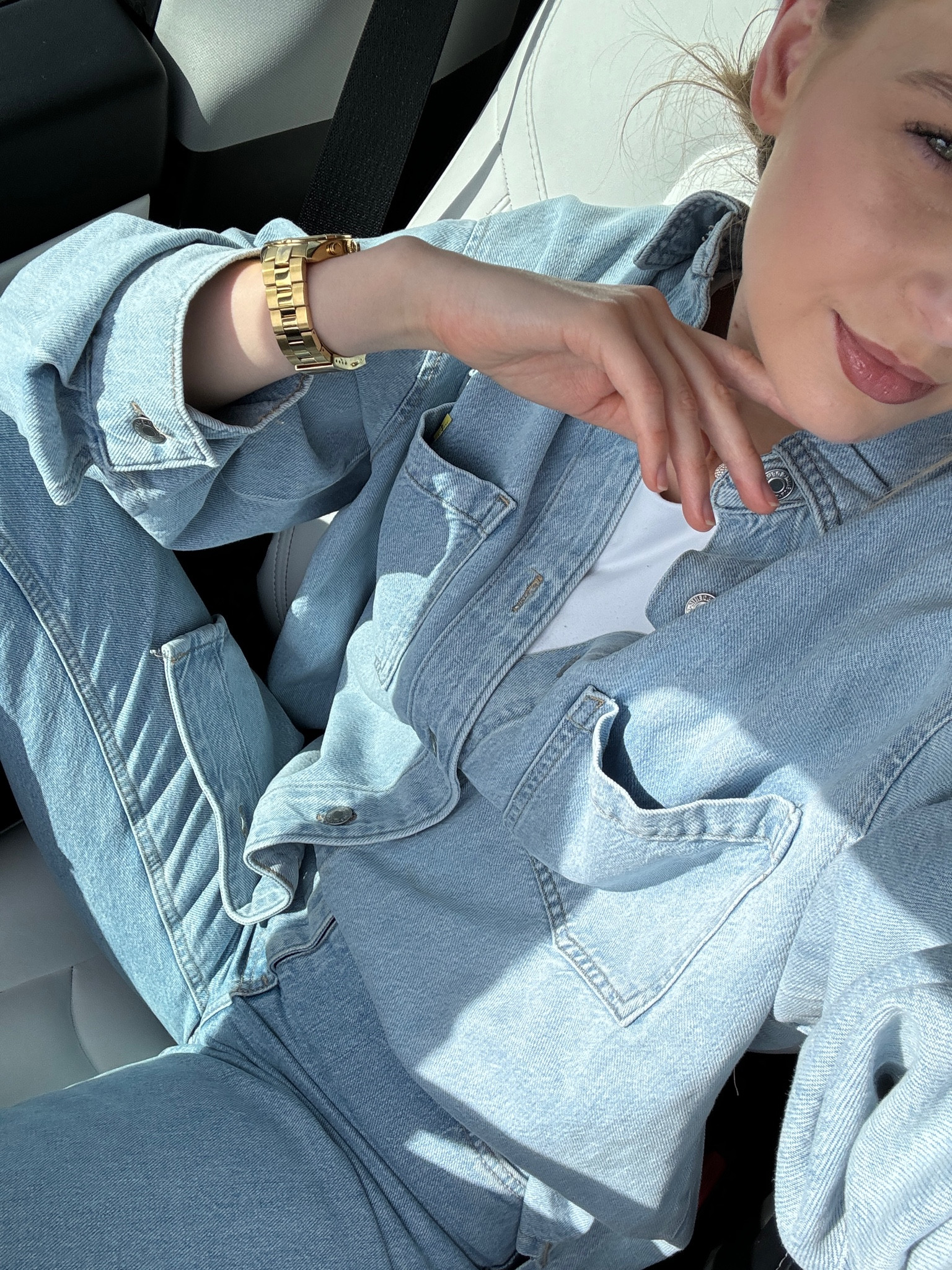 Denim on denim

#LTKstyletip #LTKSeasonal