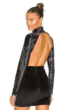 h:ours Silvana Bodysuit in Black from Revolve.com | Revolve Clothing (Global)