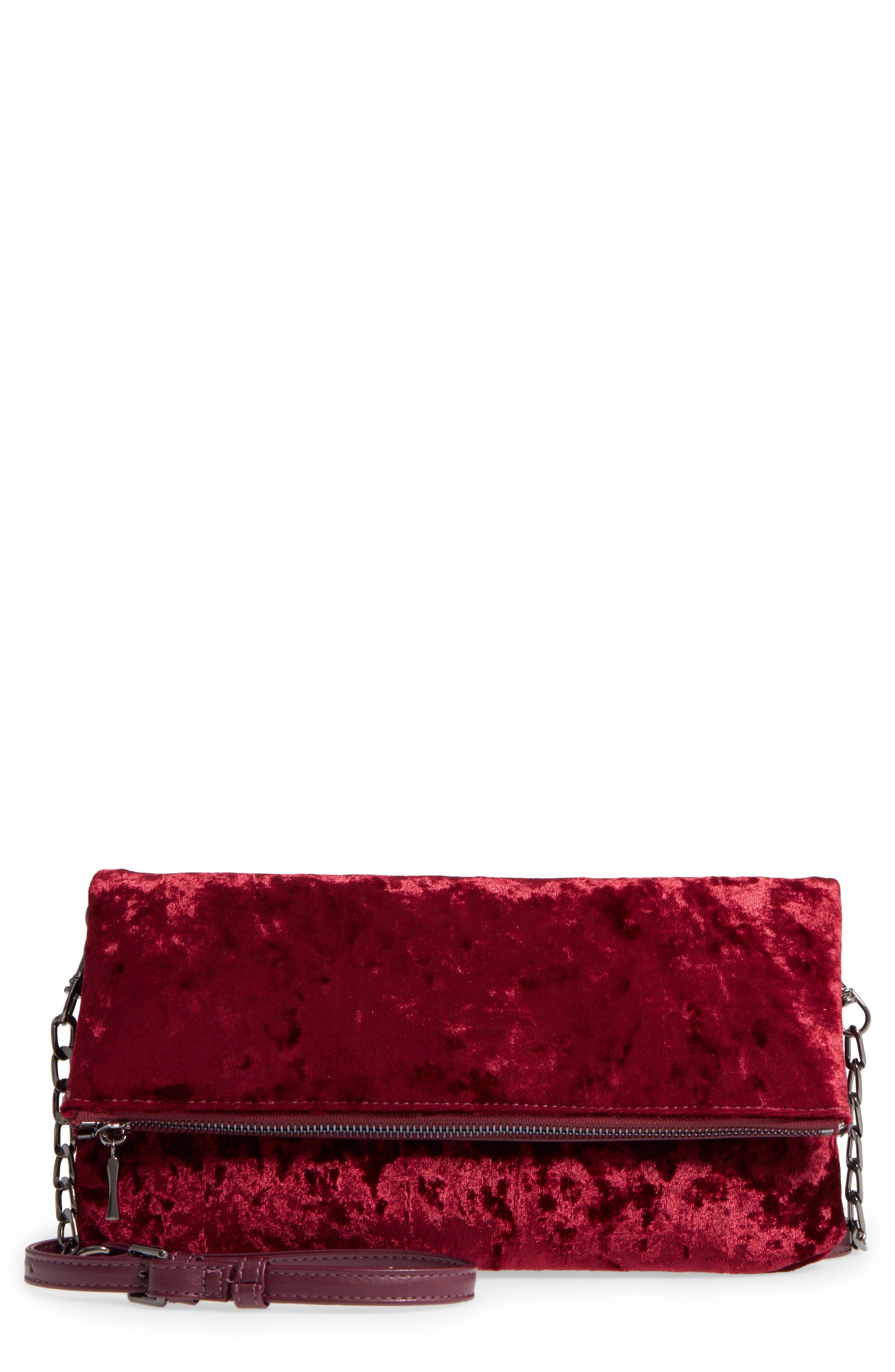 Velvet Foldover Clutch | Nordstrom