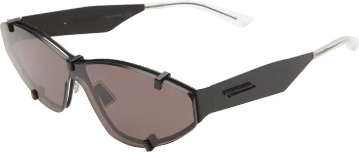 Bottega Veneta Rectangular Shield Sunglasses | Nordstrom | Nordstrom