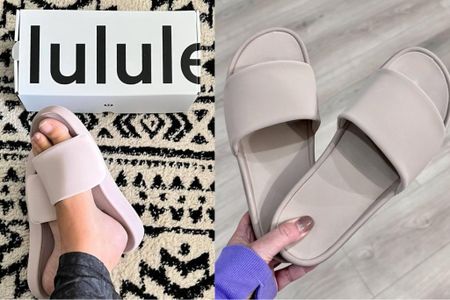 Slide savings! Both the Lulu Restfeels and the more budget friendly alternative are on sale today! They are super similar to one another both appearance and fit-wise! Check them out 👇! 
#ad #TargetPartner

#LTKstyletip #LTKsalealert #LTKshoecrush
