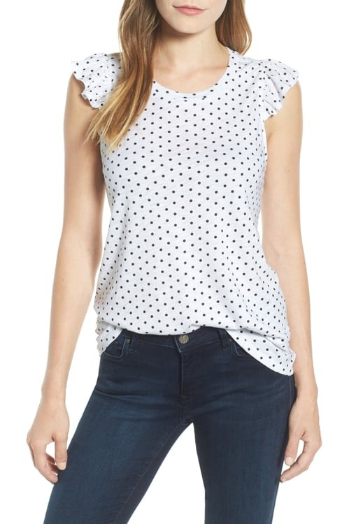 Gibson x Hi Sugarplum! Bonita Ruffled Tank (Regular & Petite) (Nordstrom Exclusive) | Nordstrom