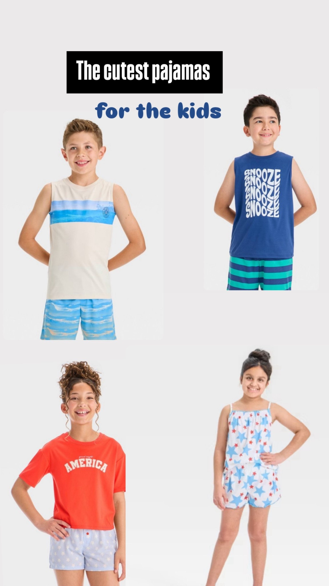Target has the cutest pajamas right now and most of them are only $10 

#LTKSummerEdit #LTKSaleAlert #LTKKids