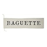 Creative Brands Table Sugar Linen Draw String Bread Bag, 26.5 x 6.5-Inches, Baguette | Amazon (US)