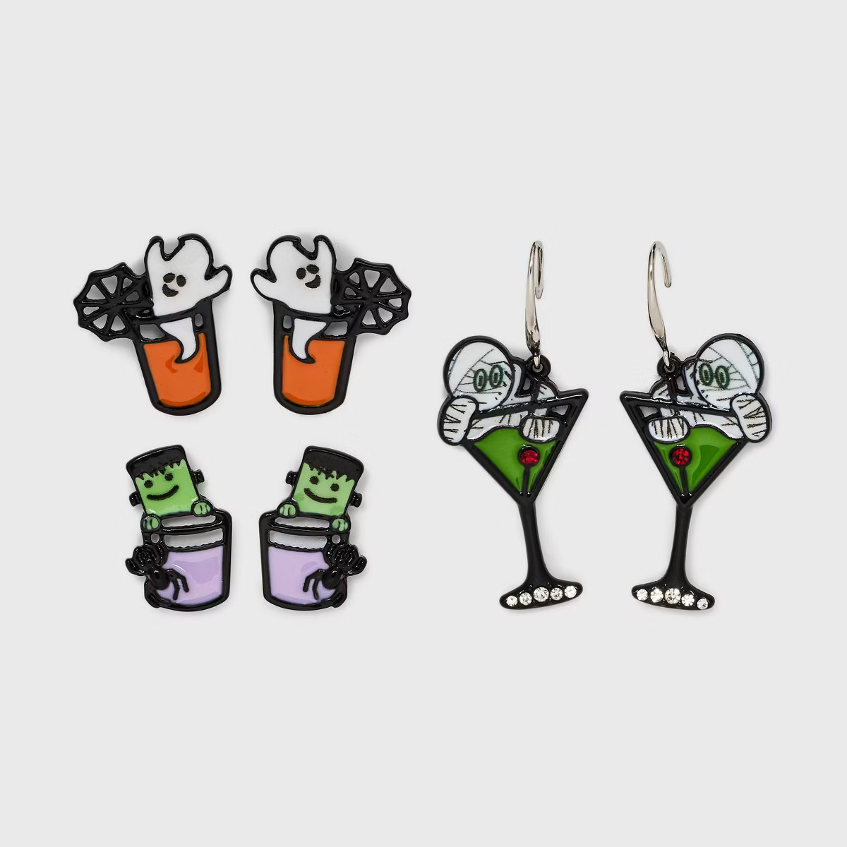 Sugarfix by Baublebar Halloween Glow In The Dark Drink Earring Set 3pc | Target