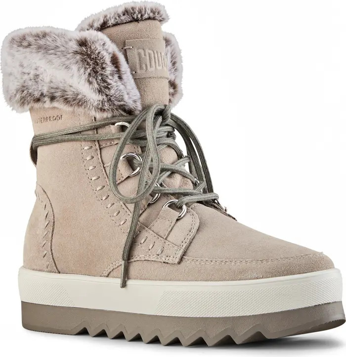 Vanetta Faux Fur Trim Waterproof Boot | Nordstrom