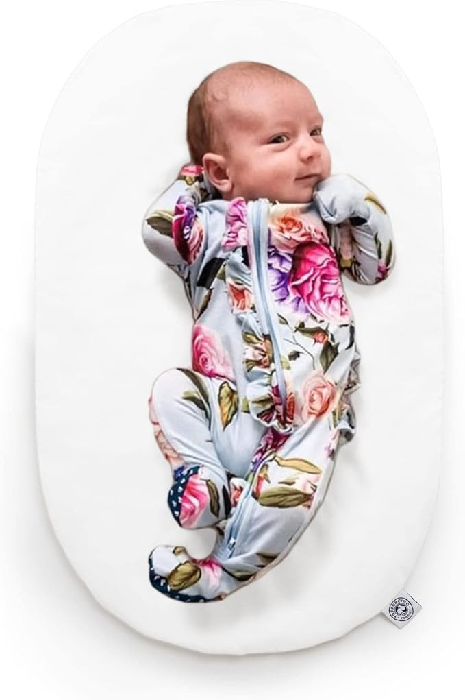 Montessori Organic Topponcino Baby Support Pillow (Pure White) | Newborn Head Support, Baby Feedi... | Amazon (US)