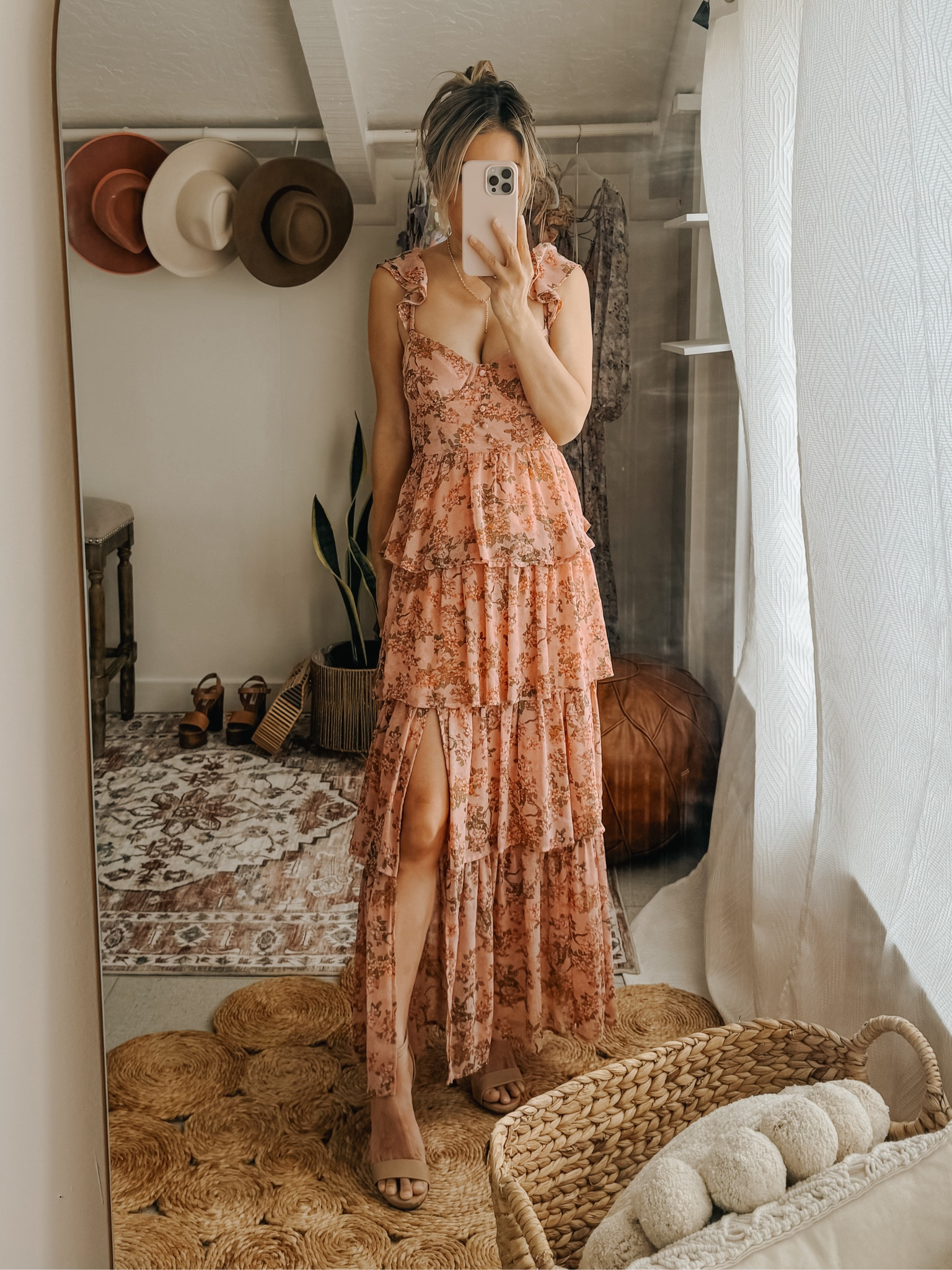 Beautiful tiered floral dress. 

#LTKwedding #LTKstyletip #LTKSeasonal