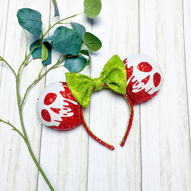 Evil Queen Snow White Villain Poison Apple Mouse Ears | Etsy (US)