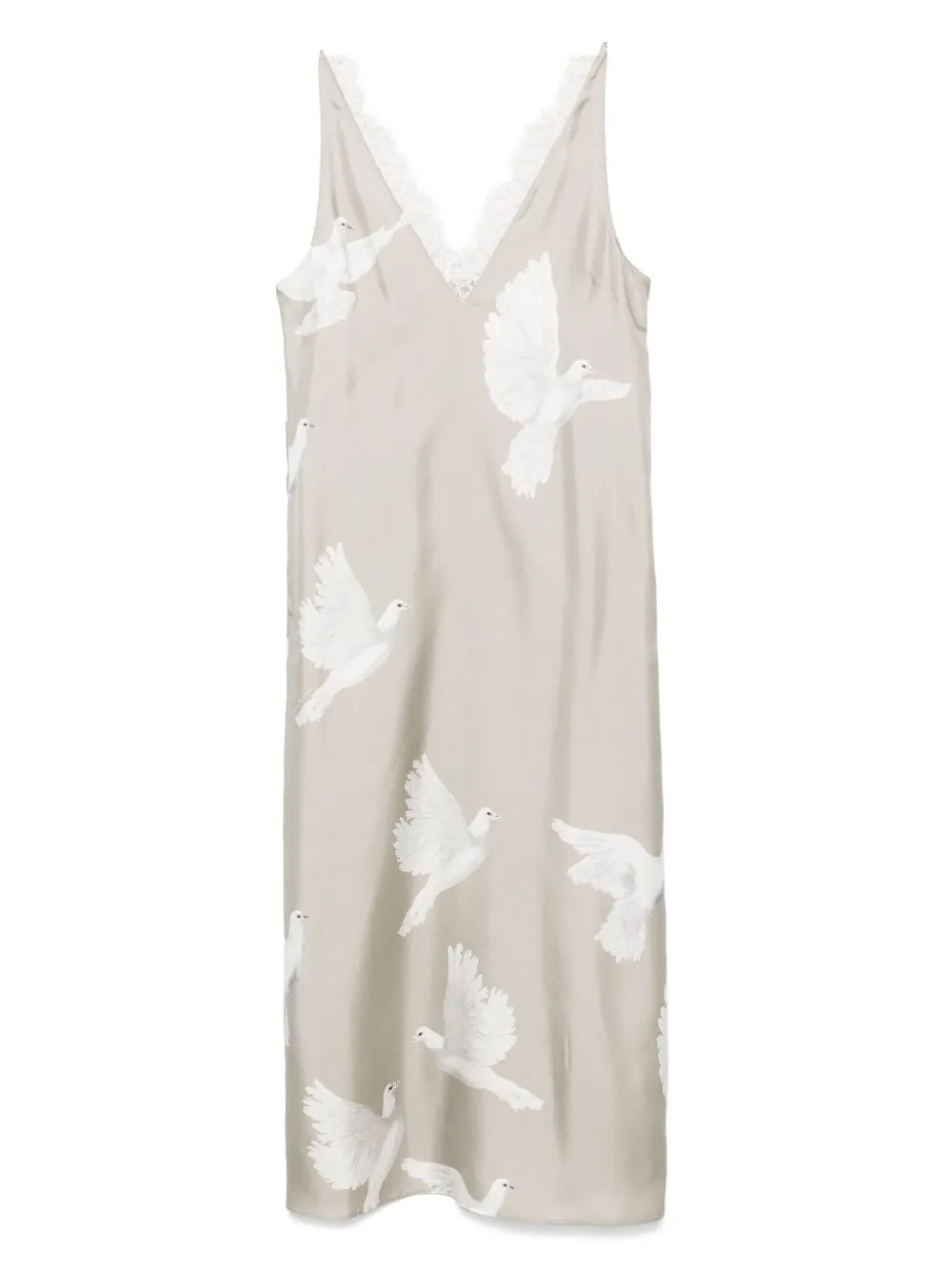 dove-print sleeveless maxi dress | Farfetch Global