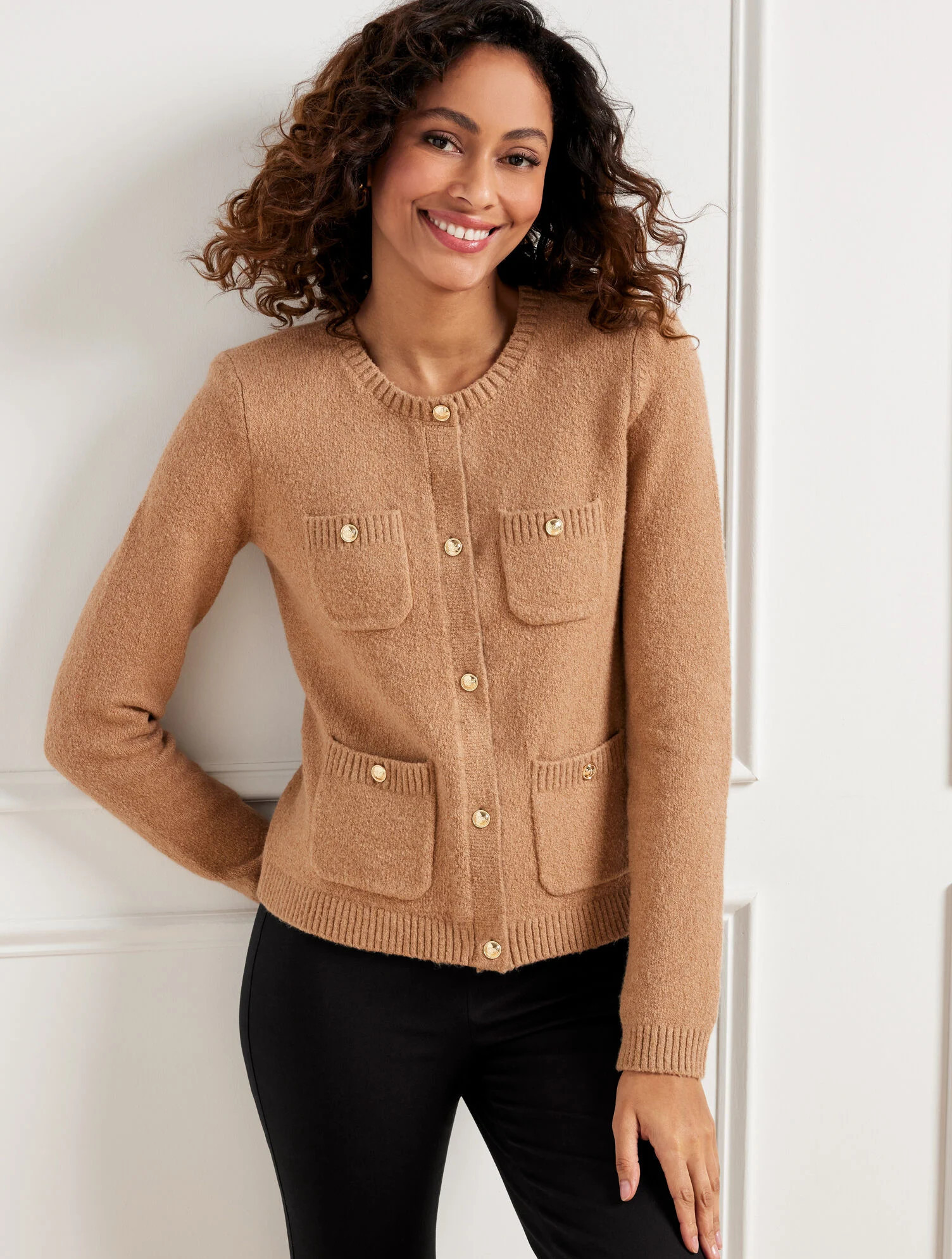 Bouclé Cardigan | Talbots