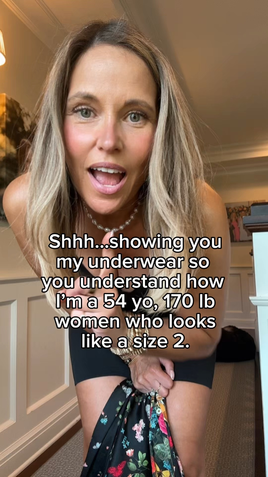 It’s my little secret! Oh and also clear shoes elongate and make you appear longer and leaner!  My graduation party look!

#LTKootd #LTKdayinmylife #LTKOver40