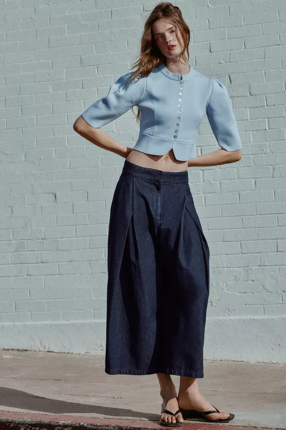 STRICKJACKE MIT BALLONÄRMELN | Zara DE