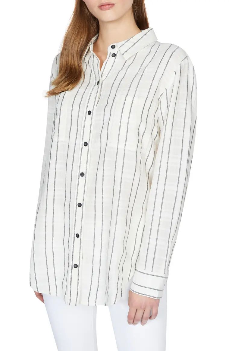 Paradise Cove Button Up Stripe Shirt | Nordstrom