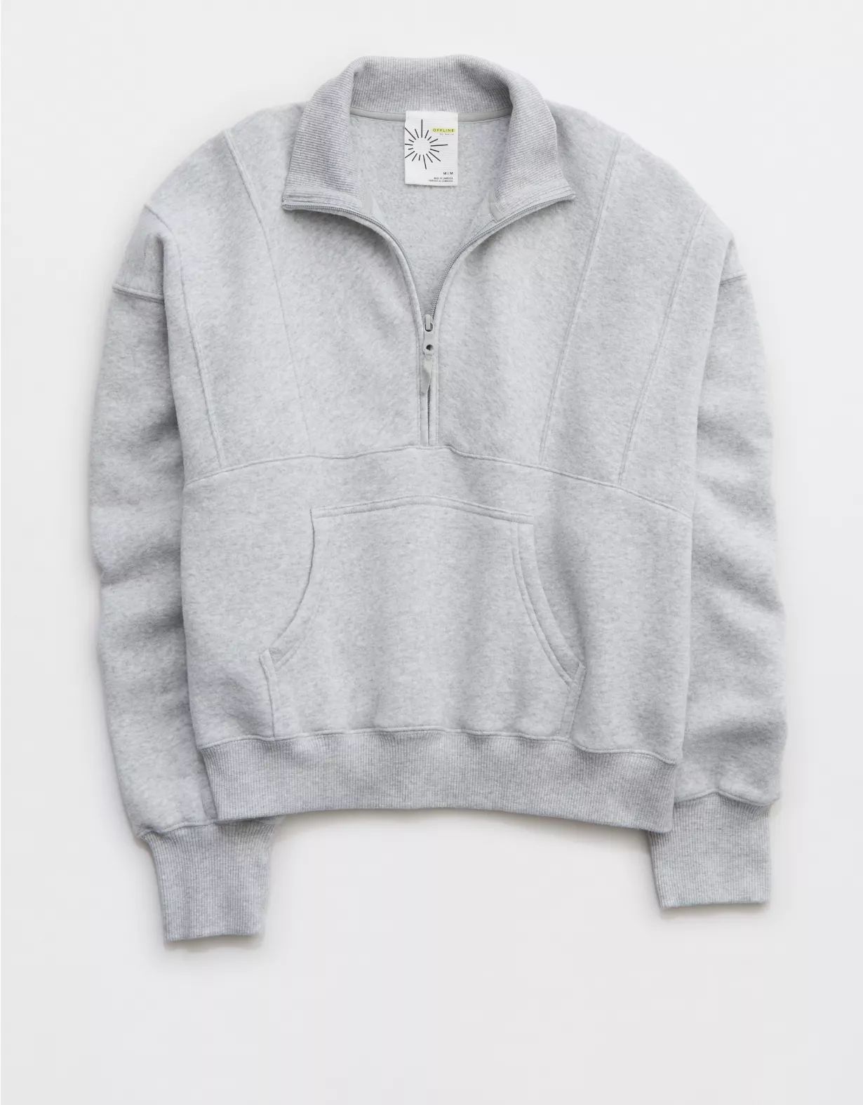 OFFLINE By Aerie Cloud Fleece Quarter Zip Sweatshirt | Aerie
