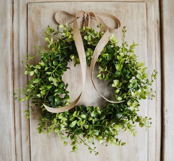 Farmhouse Eucalyptus Wreath  Farmhouse Decor | Etsy | Etsy (US)