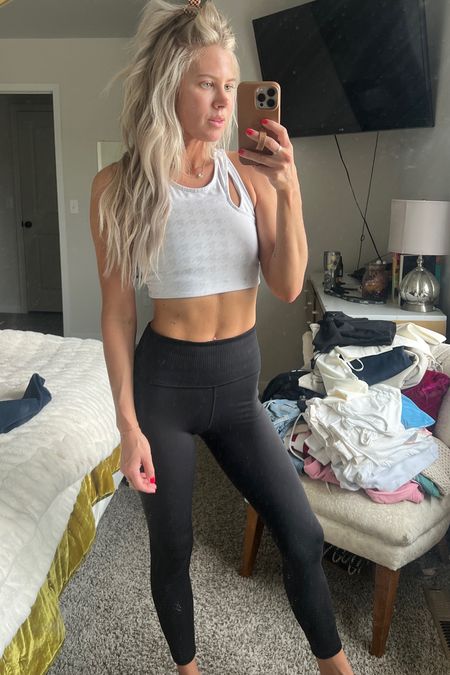 The best black leggings for summer workouts. And linked two similar sports bras from the same brand. Leggings are tts

#LTKstyletip #LTKfitness