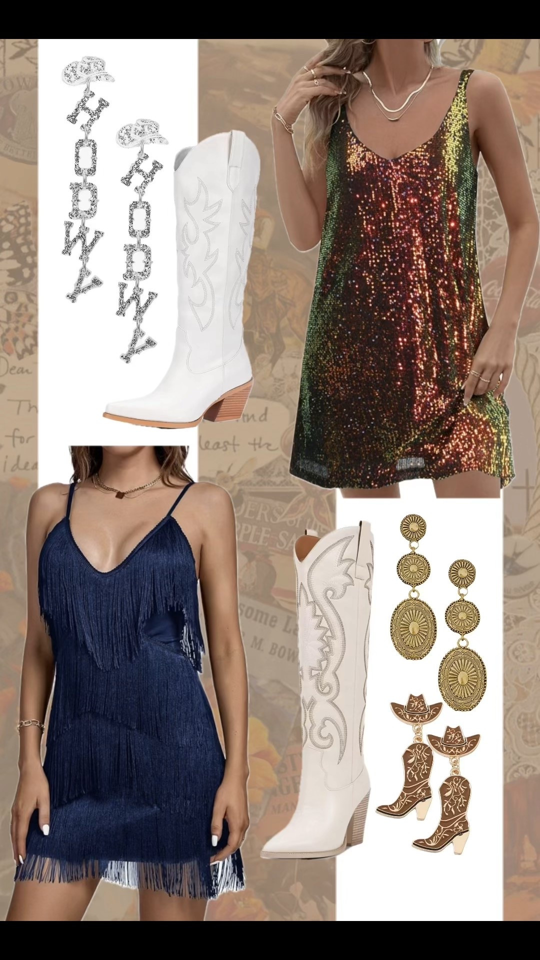 Western Charm // Girls Night Edition 🪩✨🤠 

#LTKParties