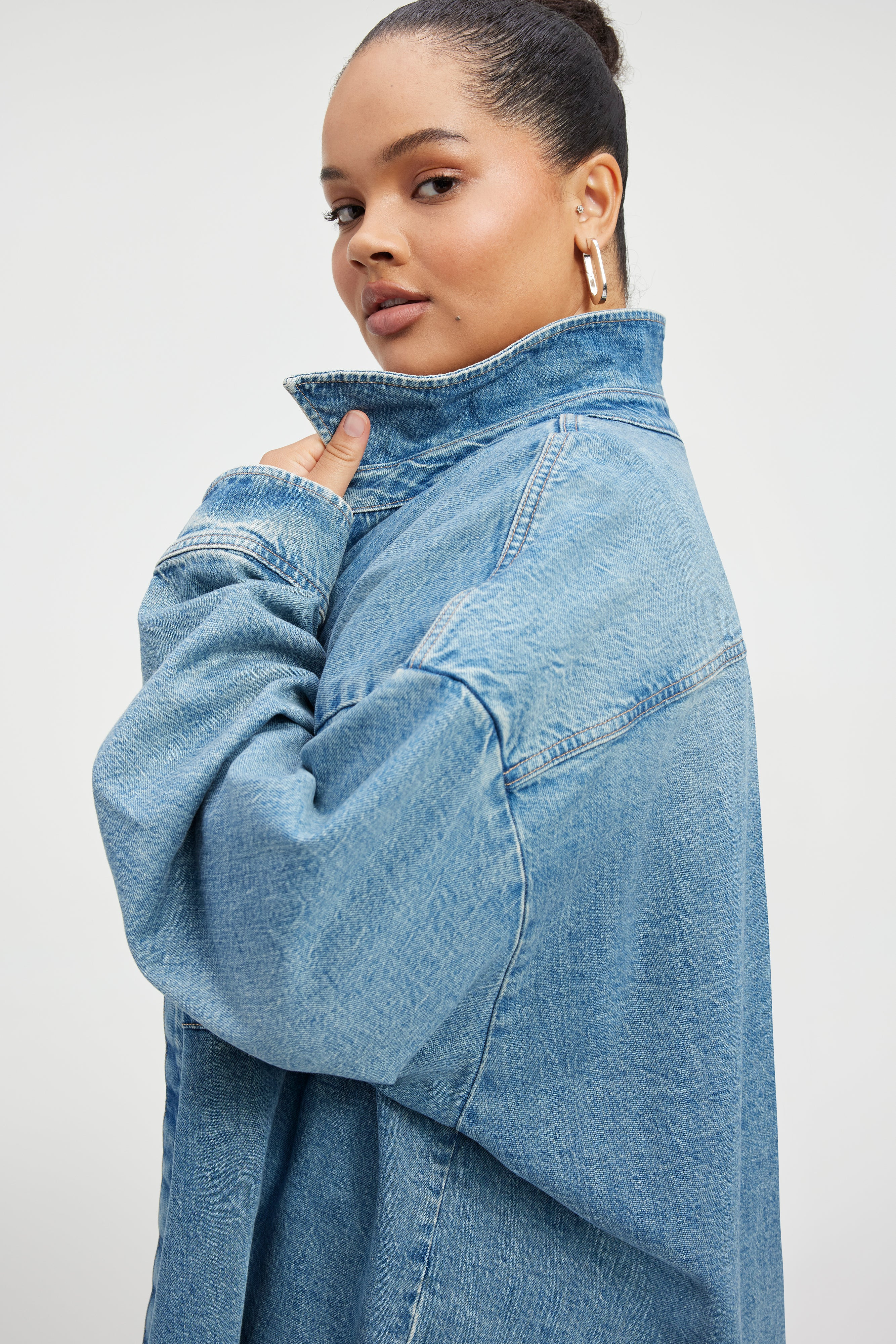 OVERSIZED SHACKET | INDIGO357 | Good American