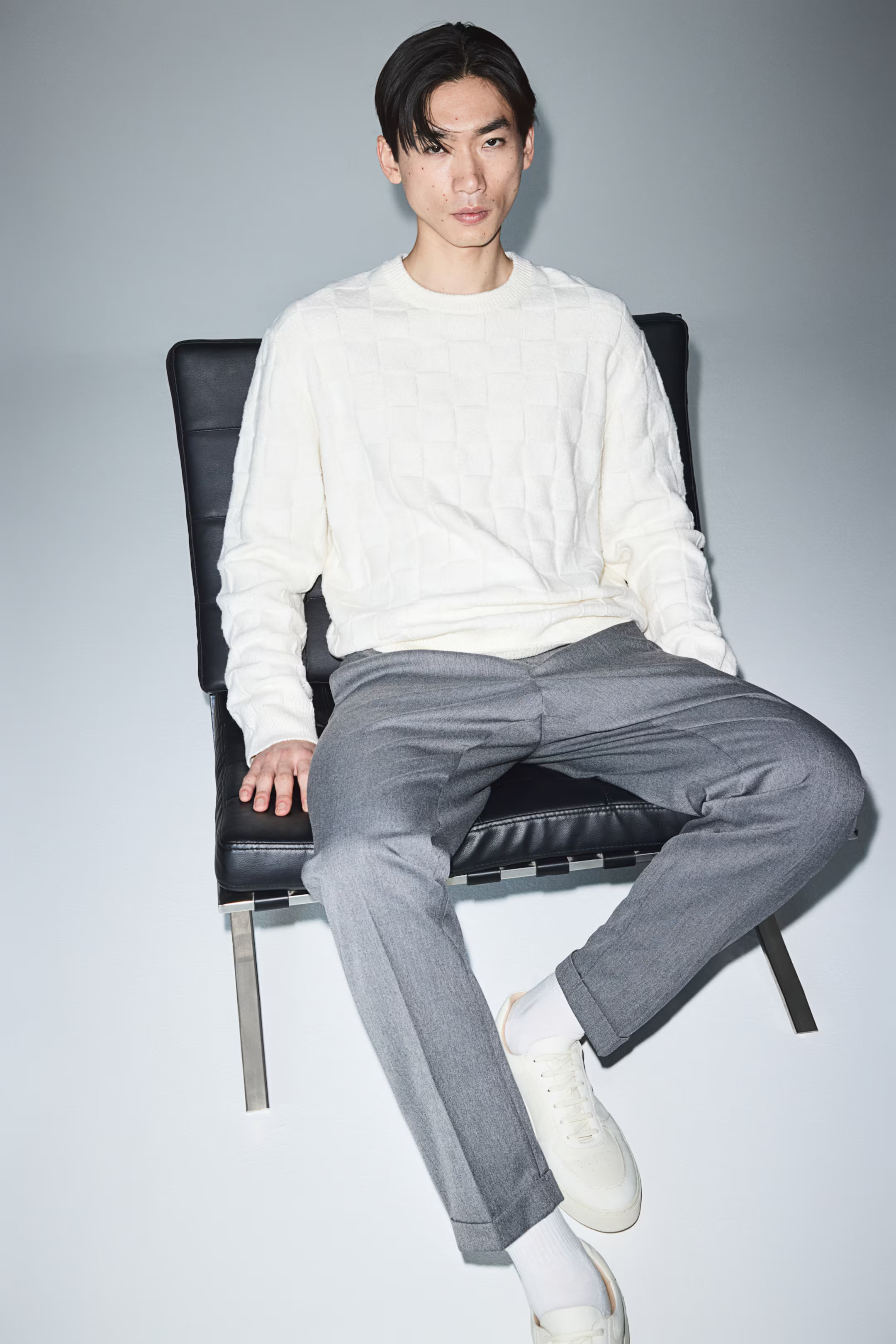 Regular Fit Textured-Knit Sweater | H&M (US + CA)