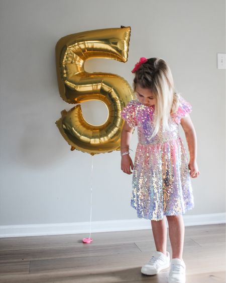 The prettiest, sparkly dress for the birthday girl. 

#LTKfamily #LTKkids