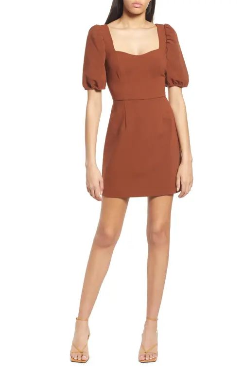 French Connection Berina Whisper Minidress in Casablanca at Nordstrom, Size 4 | Nordstrom