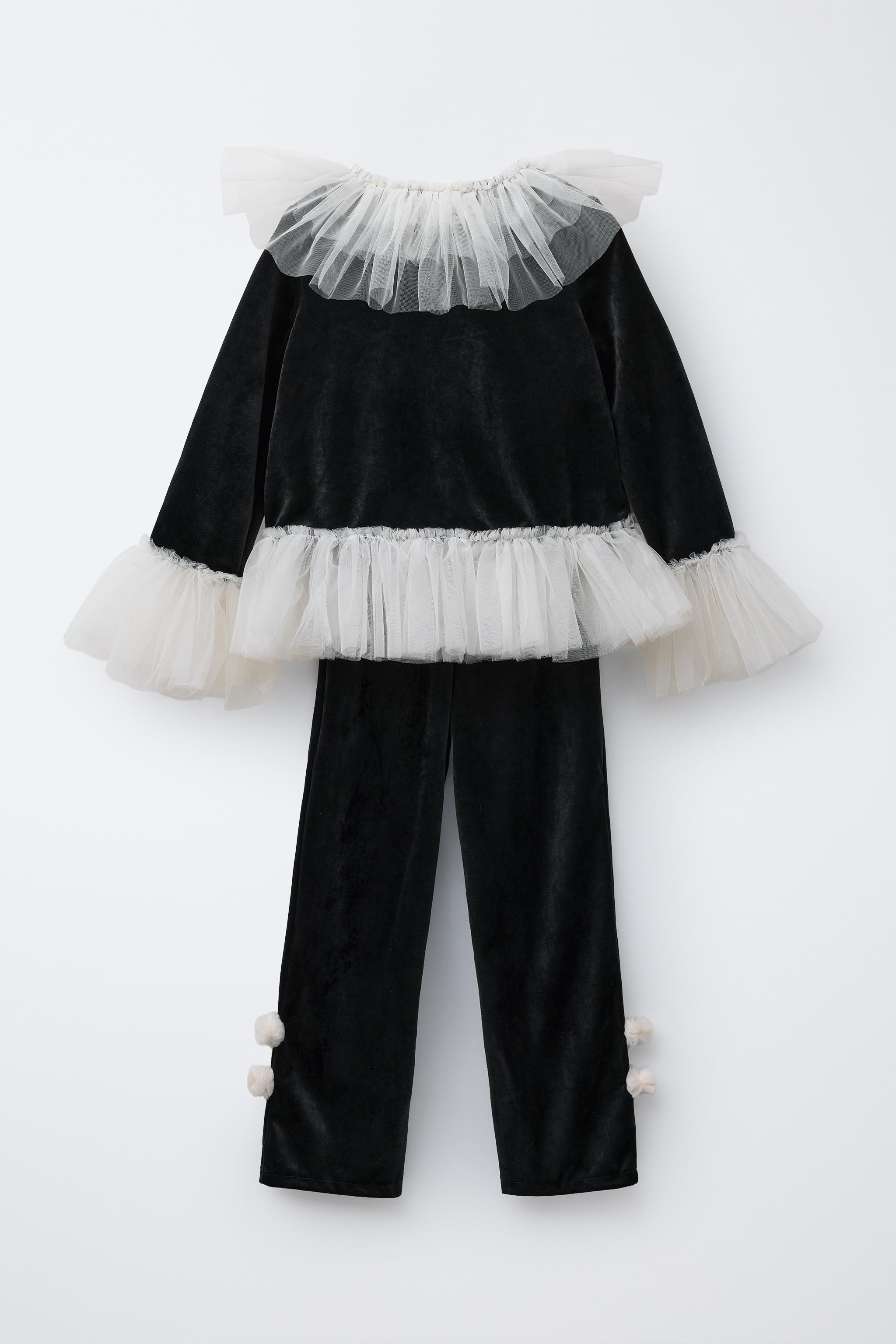 NEWHARLEQUIN COSTUME SET$ 45.90Black | 0653/731/800Add to cartAddTwo-piece harlequin costume. Rou... | Zara US