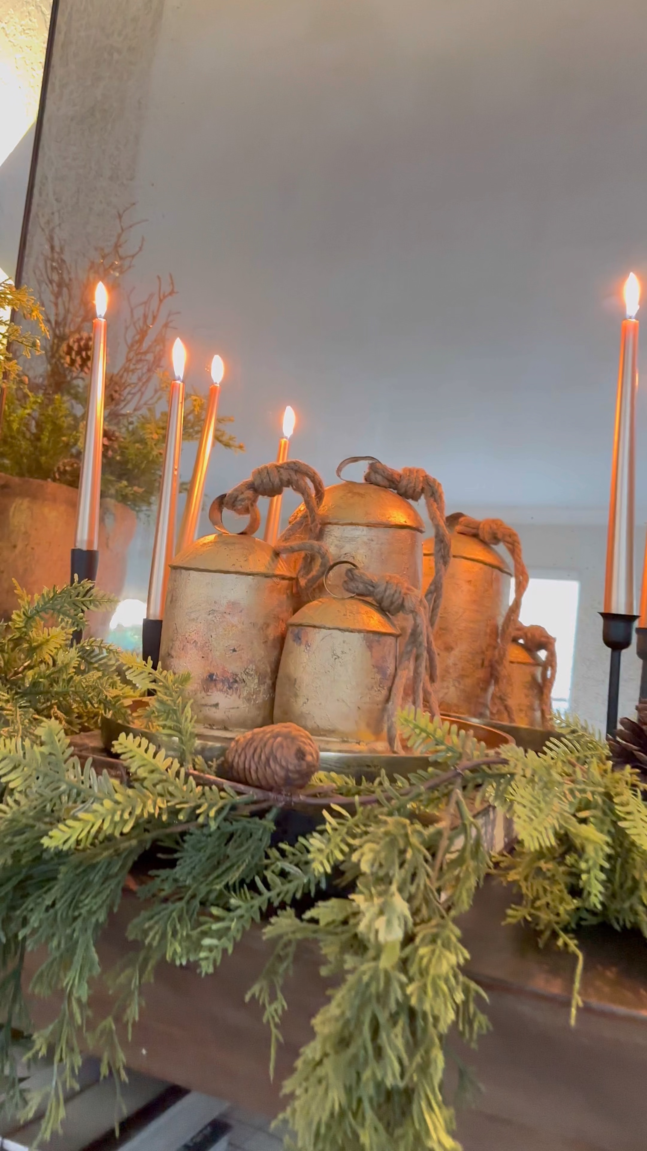Holiday decor must have! These bells definitely bring a holiday vintage vibe! 
#cowbells #holidaydecor #christmasdecor

#LTKHoliday #LTKHome #LTKSeasonal