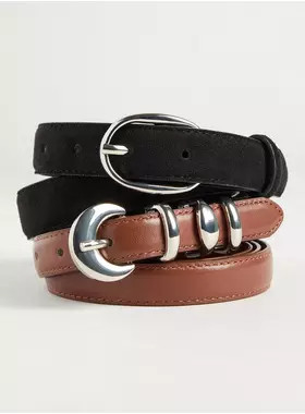 2-Pack Faux Suede Belt | Torrid (US & Canada)