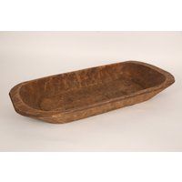 Elegant Rustic Wooden Dough Bowl BateaDeepWoodenHandmade1213W x 2628L x 34D inchesA BeautyThe Perfect SizeNatural | Etsy (US)