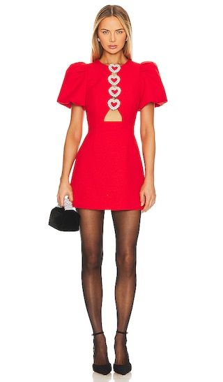 Chiara Mini Dress en Red | Revolve Clothing (Global)