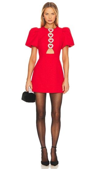 Chiara Mini Dress in Red | Revolve Clothing (Global)