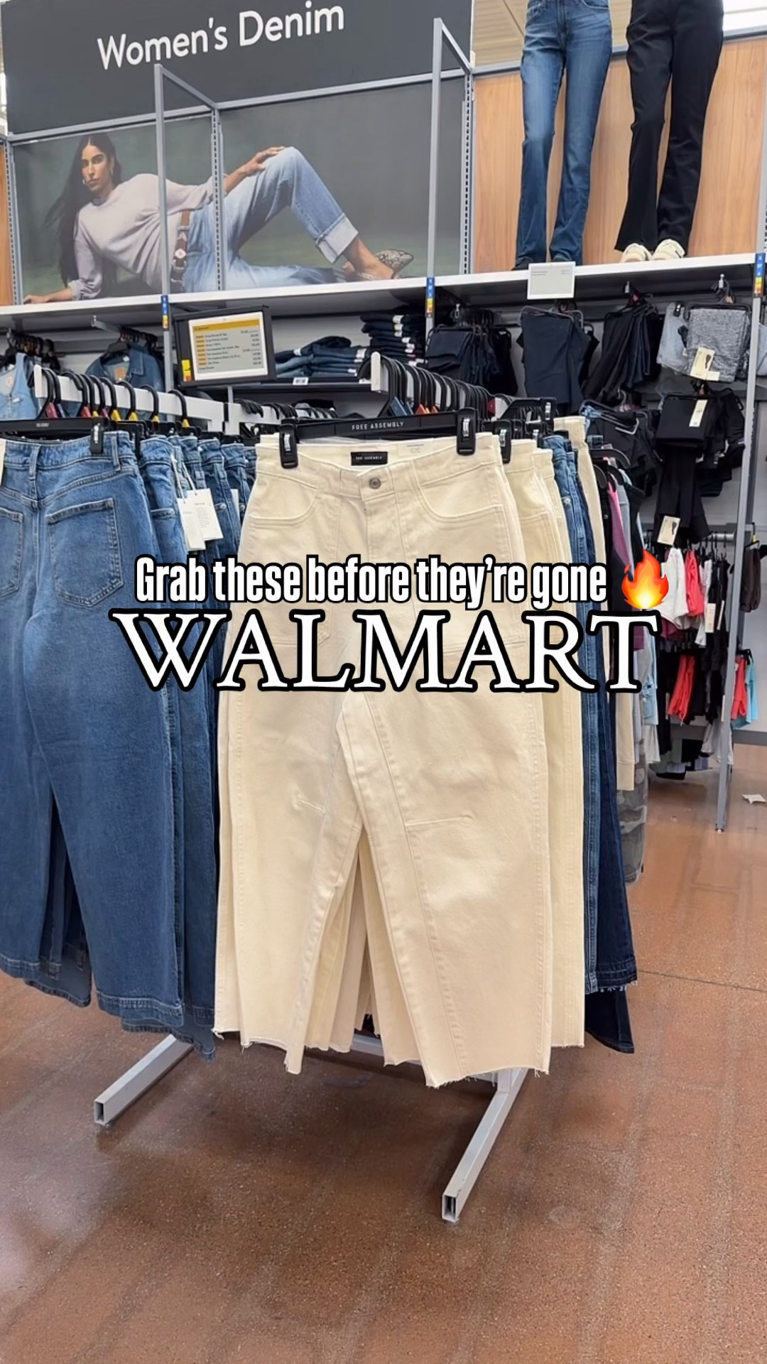 Off-white denim = the neutral you NEED 🤍✨ These Walmart denim pants are giving elevated basics, effortless style, and everyday chic without the high-end price tag 🙌

Perfect for spring outfits, summer style, and easy outfit ideas you can wear on repeat. Pair with tanks, blouses, or a simple tee for that clean girl aesthetic 🔥
⬇️⬇️⬇️
Jeans sized down to a 2
Denim vest small (runs big!)
Heels sized up 1/2 size

#WalmartFinds #DenimStyle #NeutralOutfits #AffordableFashion #EverydayStyle #SpringOutfits #SummerStyle #CapsuleWardrobe #OOTD #BudgetFriendlyFashion

#LTKOver40 #LTKmomlife #LTKSeasonal