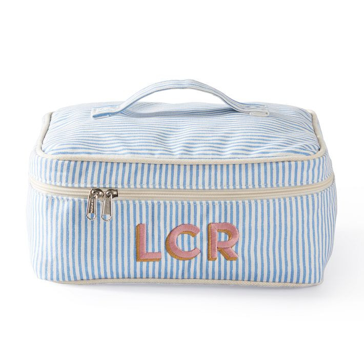 Pinstripe Travel Case | Mark and Graham