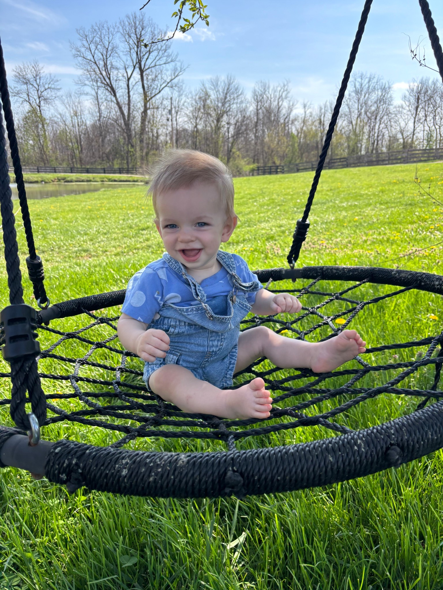 Wyatt bug swinging while big brother was riding with Auntie Mia 🥹

#LTKBaby #LTKKids #LTKmomlife
