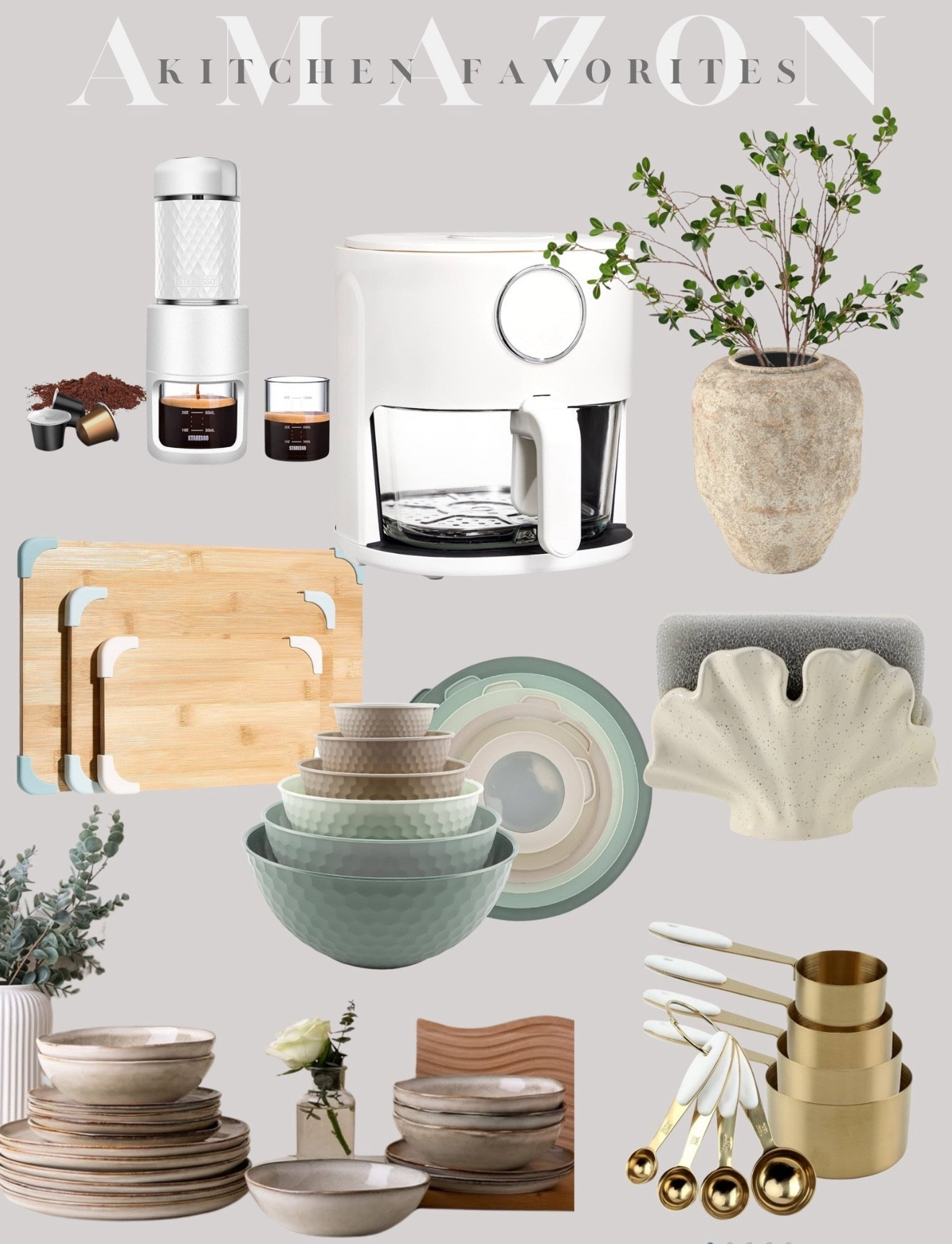 Amazon kitchen favorites you’ll reach for every day. Pretty, practical + aesthetic! Linked everything!


Amazon kitchen finds, kitchen must haves, neutral home decor, Amazon home favorites, kitchen organization,
Amazon kitchen favorites, Home essentials 

#LTKFindsUnder50 

#LTKSeasonal #LTKmomlife #LTKHome
