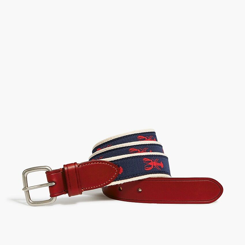 Embroidered patterned belt | J.Crew Factory