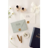 Wedding Return Address Stamp Engagement Gift For Couple | Etsy (US)