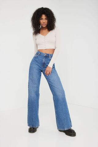 Wide Leg Jean - Etta Blue | Garage Clothing