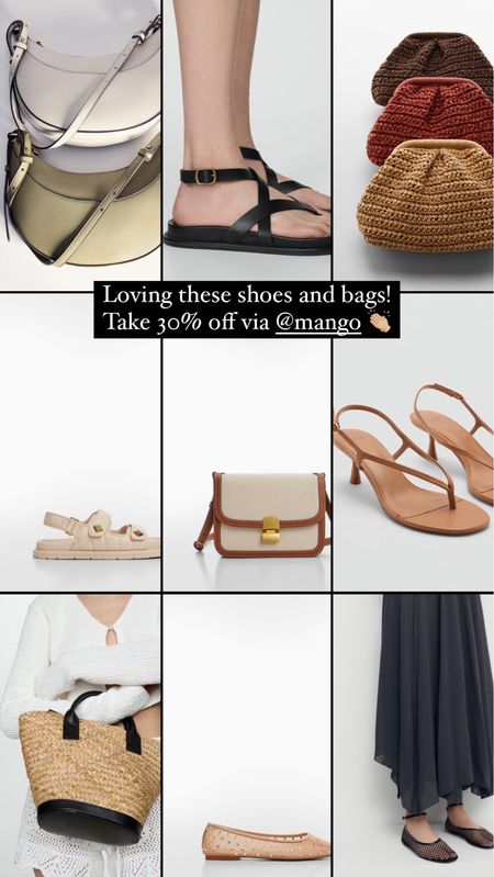 The prettiest shoes and bag for summer!take 30% off via Mango!!

#LTKFindsUnder100 #LTKSaleAlert #LTKShoeCrush