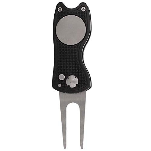 Golf Divot Repair Tool with Magnetic Ball Marker, Metal and Foldable Design | Amazon (US)