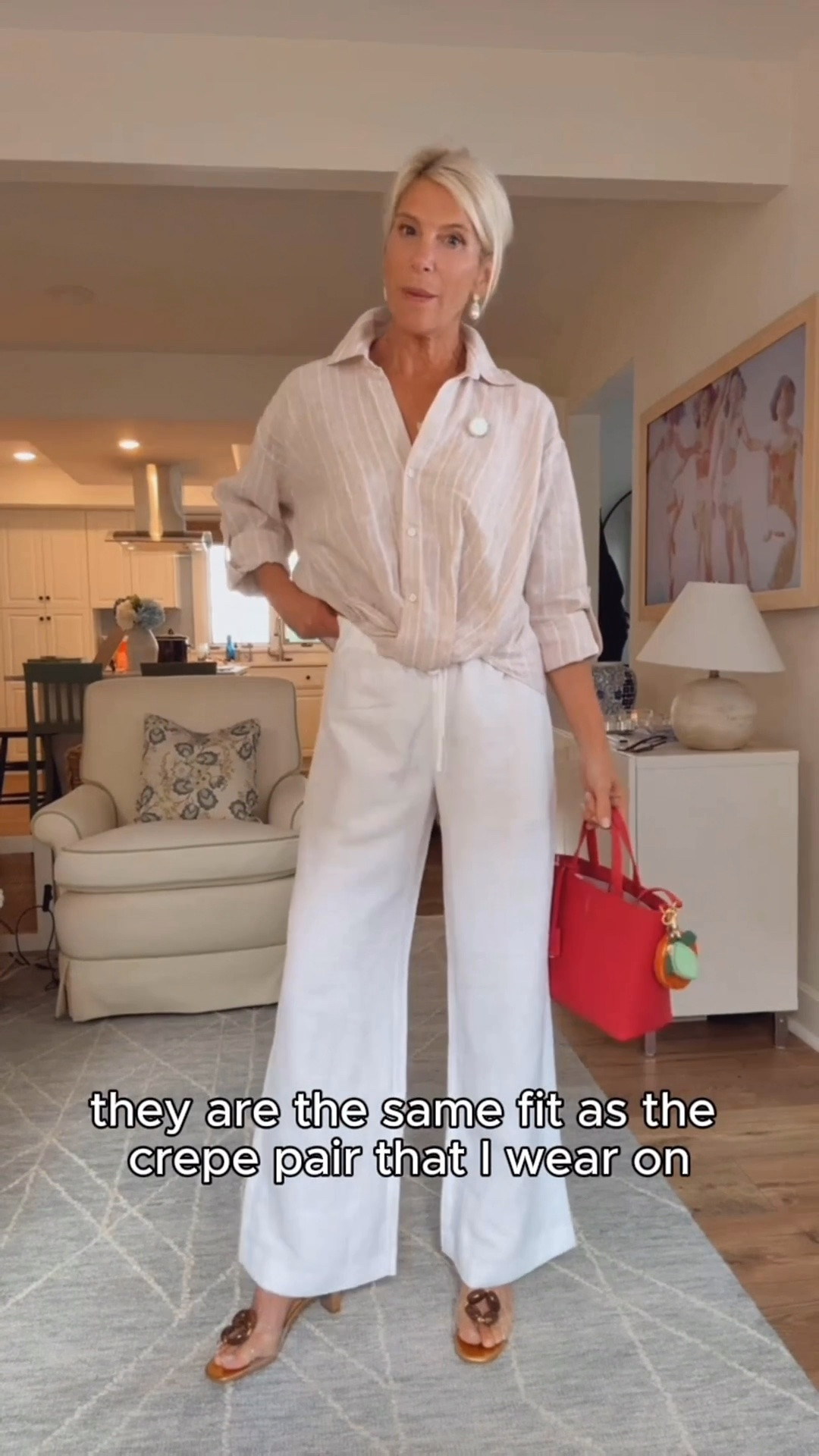 These viral Aritzia linen blend pants are one of my favorite summer wardrobe staples. They have the beautiful look of linen without the constant wrinkling, making them perfect for dinner dates, vacations, travel days, and casual evenings. Comfortable, flattering, and so easy to style—you’ll reach for them all season long.

❤️ Heart = Support my posts
📌 Save = Get sale & restock alerts
🛍️ Follow me on LTK for more effortless style inspiration.

#LTKootd #LTKOver40 #LTKSeasonal