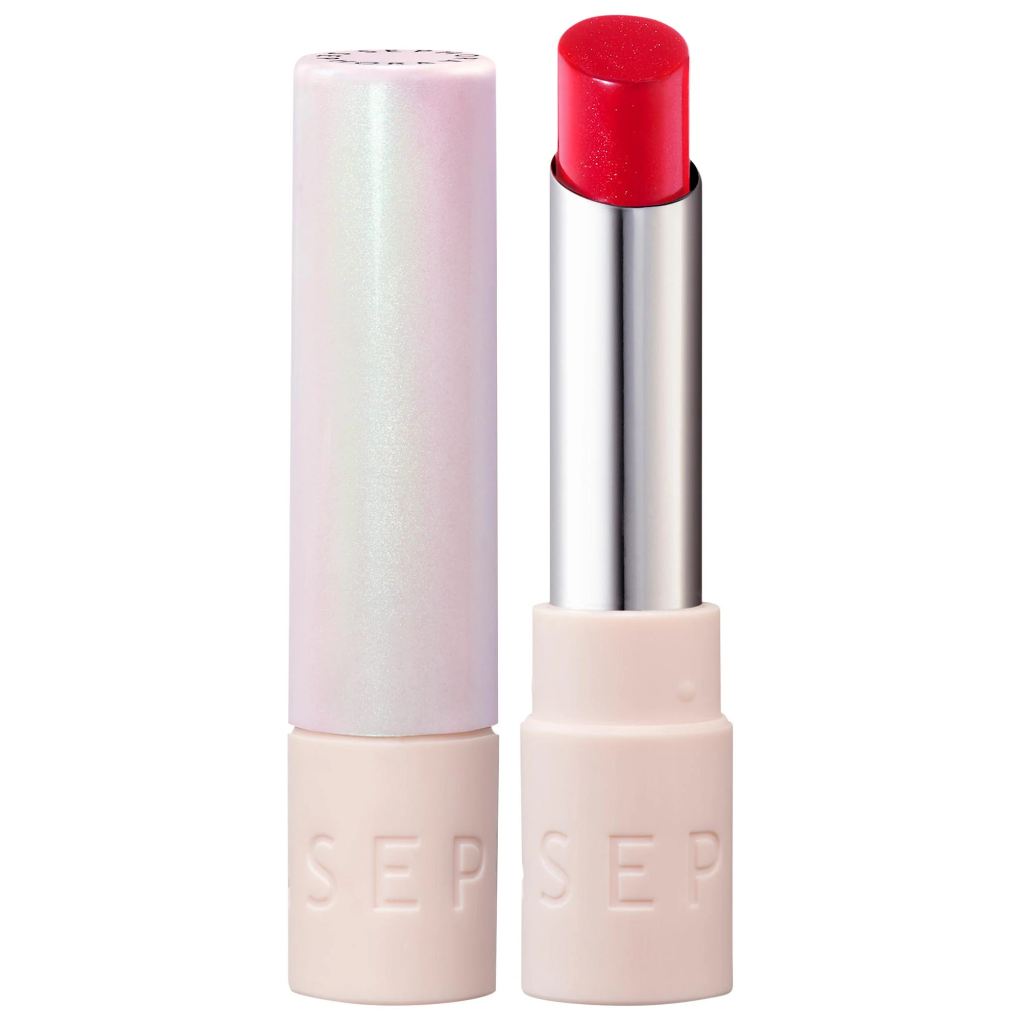SEPHORA COLLECTION About That Shine Sheer Shine Lipstick 08 Ray of Red 0.10 oz. | Sephora (US)