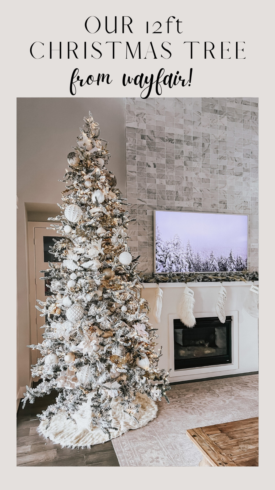 Our 12ft Christmas tree from Wayfair! 

#LTKHoliday #LTKhome #LTKGiftGuide
