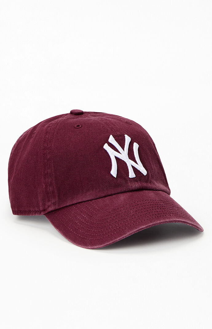 47 Brand Maroon NY Yankees Dad Hat | PacSun
