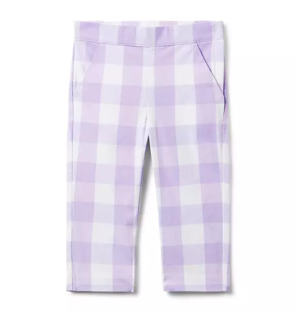 Gingham Canvas Pant | Janie and Jack